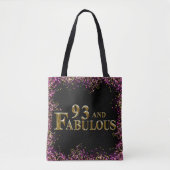 93e verjaardag tote bag (Voorkant)