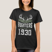 93e verjaardag van de honger geboren in 1930 93 t-shirt (Voorkant)