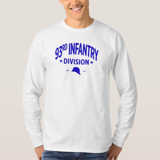 93rd Infantry Division US Military Long T-shirt (Voorkant)