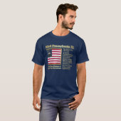 93rd Pennsylvania Volunteer Infantry (BH) T-shirt (Voorkant volledig)