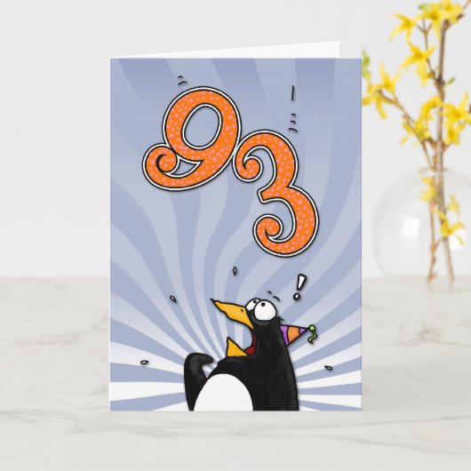 93ste Verjaardag - de Kaart van de Verrassing van (Gele Bloem)