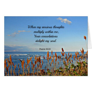 94:19 Als mijn angstige gedachten..