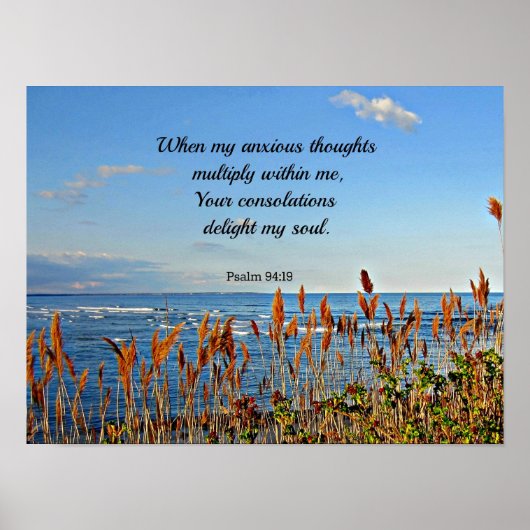 94:19 Als mijn angstige gedachten.. Poster (Voorkant)