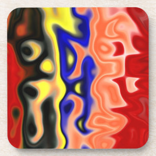 94 Alt Abstract:  Moderne kunst Bier Onderzetter