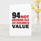 94 Een verjaardag die alleen maar groeit Kaart (Gele Bloem)