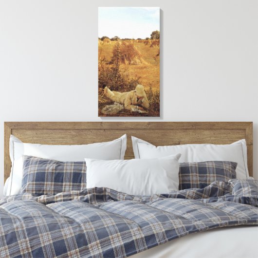 94 graden in de Shade, Sir Lawrence Alma Tadema Canvas Afdruk (Insitu (Slaapkamer))