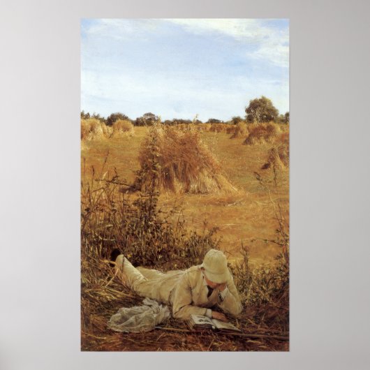 94 graden in de Shade, Sir Lawrence Alma Tadema Poster (Voorkant)