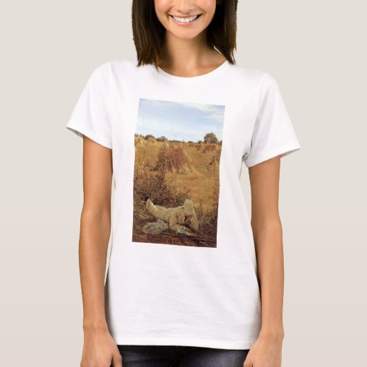 94 graden in de Shade, Sir Lawrence Alma Tadema T-shirt (Voorkant)