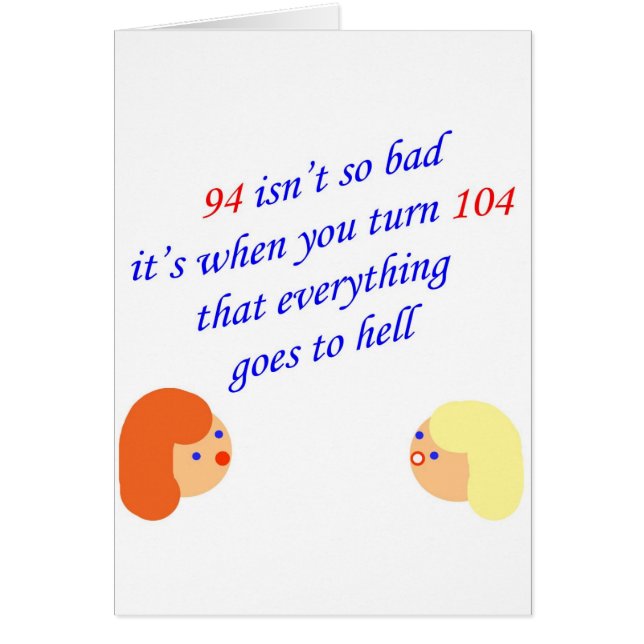 94 is niet zo slecht (Voorkant)