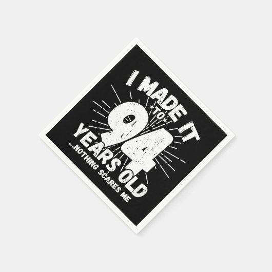 94 Jaar Oud Sarcastisch Meme Grappig 94e Verjaarda Servet (Hoek)