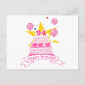 94 jaar oude vogelbeker briefkaart (Voorkant)