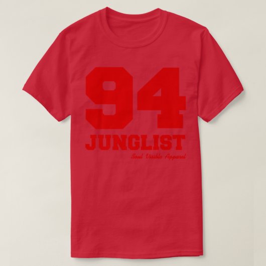 94 Junglist 1994 Oerwoud Music Lovers T-shirt (Design voorkant)