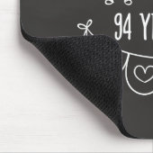94e Jubileum Gift Chalk Hearts Muismat (Hoek)