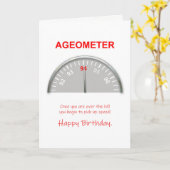 94e verjaardag, aflezing van de meter kaart (Gele Bloem)