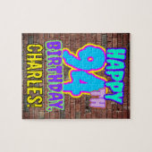 94e verjaardag ~ Fun, geïnspireerd door Urban Graf Legpuzzel (Horizontaal)