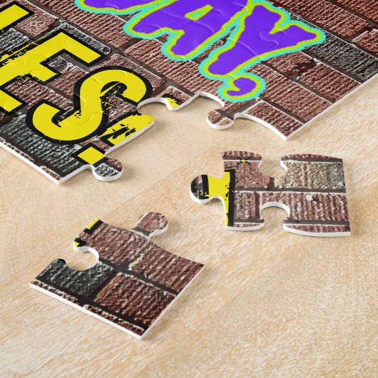 94e verjaardag ~ Fun, geïnspireerd door Urban Graf Legpuzzel (Zijkant)