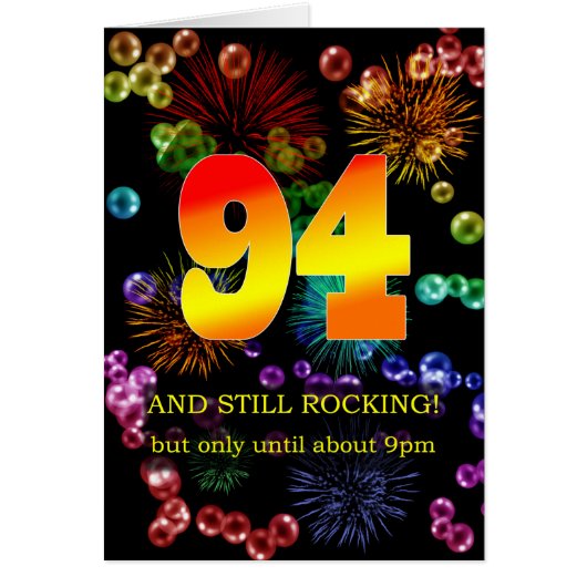 94e verjaardag nog steeds springend (Voorkant)