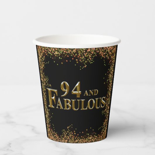 94e verjaardag papieren bekers (Voorkant)