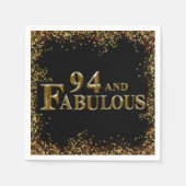 94e verjaardag servet (Voorkant)