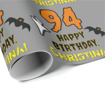 94e verjaardag: Spooky Halloween Theme, Aangepaste