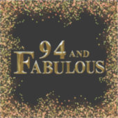 94e verjaardag sticker (Voorkant)