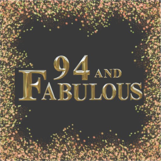 94e verjaardag sticker (Voorkant)