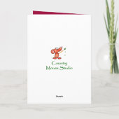 94e Verjaardag, Waterverf Zoete Erwt met de Schrif Kaart (Achterkant)