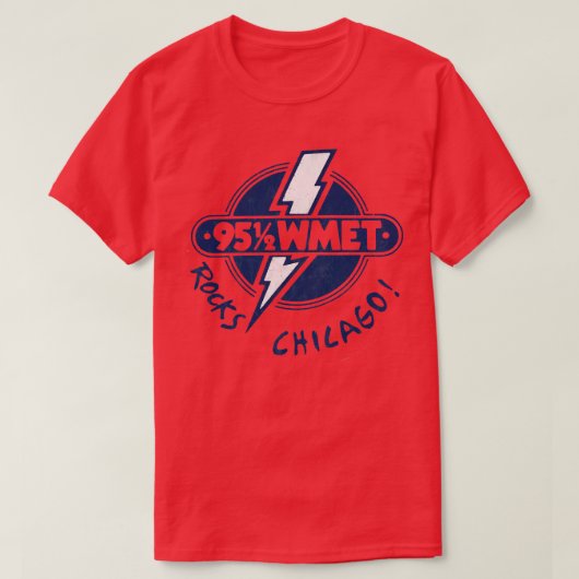 9512 WMET-radiostation T-shirt (Design voorkant)
