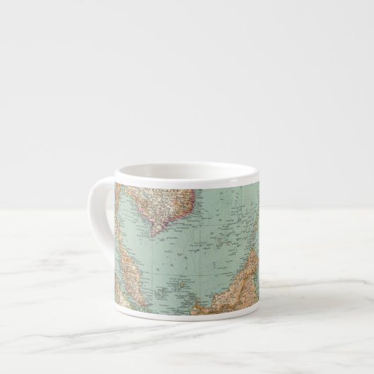 9596 Indocina, Siam, Arcipelago Malese Espresso Kop (Links)