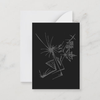 95 Abstract Tribale Tattoo Kunst Notitiekaartje