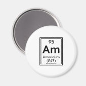 95 Americium Magneet (Voorkant / Achterkant)
