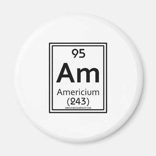 95 Americium Magneet (Voorkant)