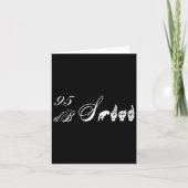 95 Db Squad Hand Gebarentaal Gehoorverlies Bewustz Kaart (Voorkant)