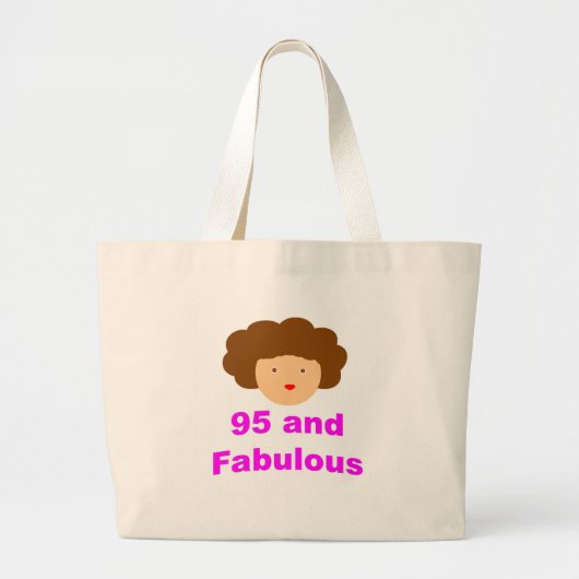 95 en geweldig grote tote bag (Voorkant)