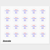 95 hetzij ronde sticker (Vel)