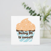 95 is Sweet Birthday T-shirts en cadeautjes Kaart (Staand voorkant)