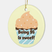 95 is Sweet Birthday T-shirts en cadeautjes Keramisch Ornament (Links)