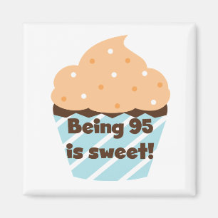 95 is Sweet Birthday T-shirts en cadeautjes Magneet