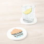 95 is Sweet Birthday T-shirts en cadeautjes Zandsteen Onderzetter (Zijkant)