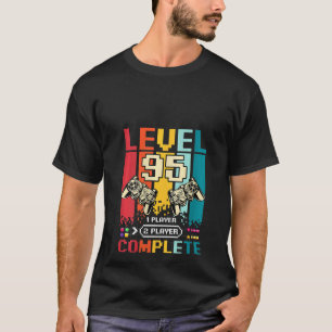 95 jaar Complete gamer Retro 95-inch T-shirt
