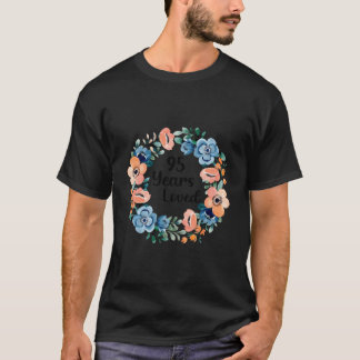 95 Jaar Geliefde Moeder Oma 95 95e T-shirt