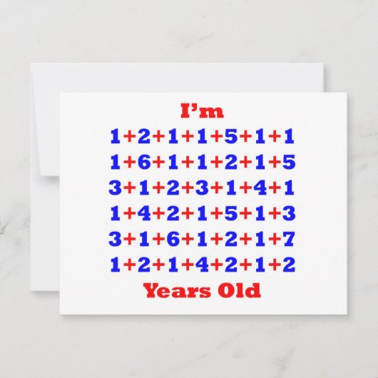 95 jaar oud! kaart (Voorkant)