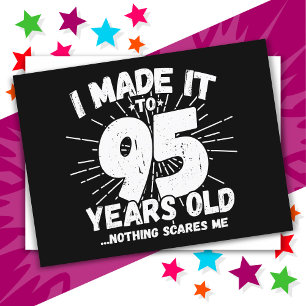 95 Jaar Oud Sarcastisch Meme Grappige 95e Verjaard Briefkaart