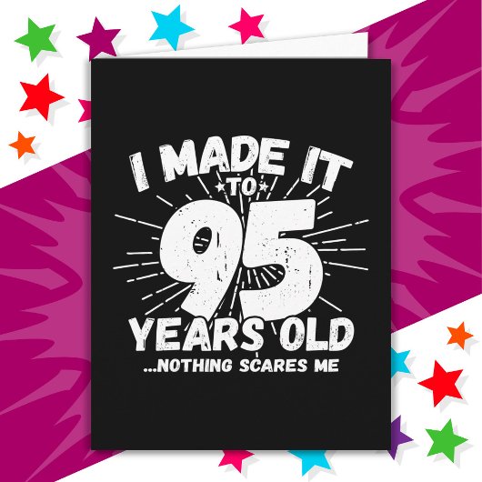 95 Jaar Oud Sarcastisch Meme Grappige 95e Verjaard Kaart