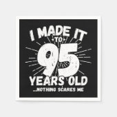 95 Jaar Oud Sarcastisch Meme Grappige 95e Verjaard Servet (Voorkant)
