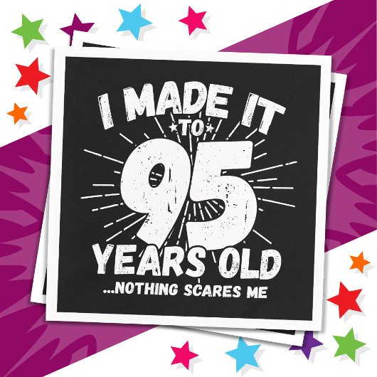 95 Jaar Oud Sarcastisch Meme Grappige 95e Verjaard Servet