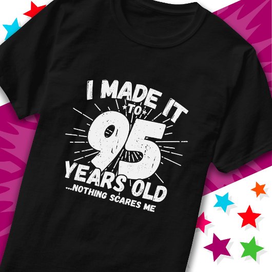 95 Jaar Oud Sarcastisch Meme Grappige 95e Verjaard T-shirt