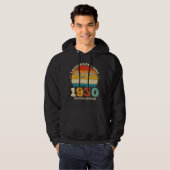 95 jaar oude Bday Retro Geweldige 95ste verjaardag Hoodie (Voorkant volledig)
