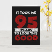 95 jaar oude dag maakte me er goed uit op 95th Bir Kaart (Gele Bloem)