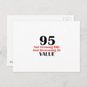 95 jaar oude design briefkaart (Voorkant / Achterkant)